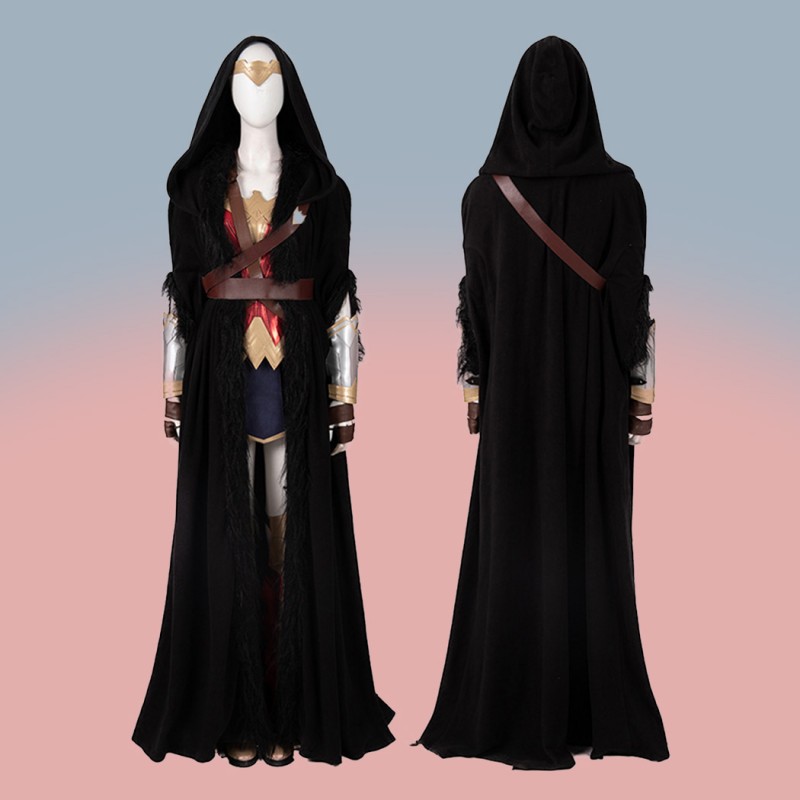 Diana Cosplay Costume Woman Halloween Black Suit